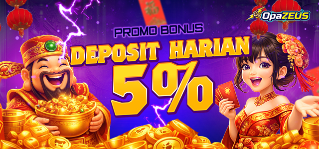 PROMO BONUS DEPOSIT HARIAN 5%	