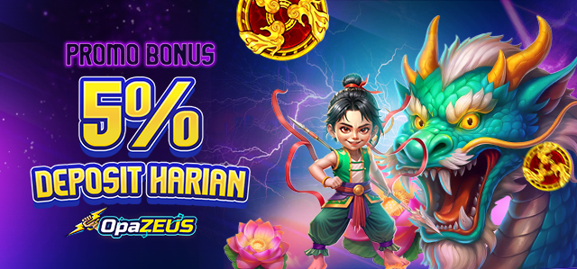 PROMO BONUS DEPOSIT HARIAN 5%	